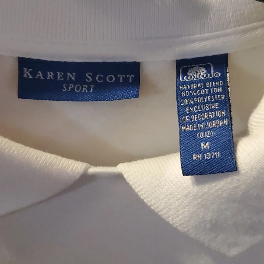🌷NWT Karen Scott Sport top - Picture 3 of 4